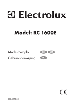 Electrolux RC1600E Manuel utilisateur