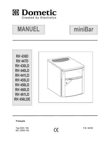 Electrolux RH440LD Manuel utilisateur | Fixfr