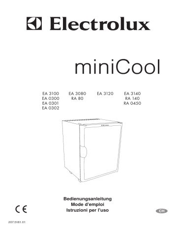 ELECTROLUX LOISIRS RA140 Manuel utilisateur | Fixfr