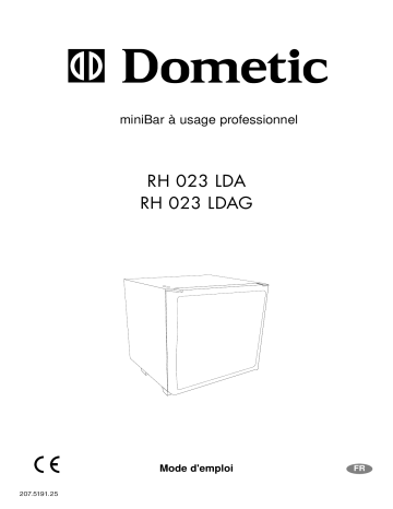 Dometic RH023LDA Manuel utilisateur | Fixfr