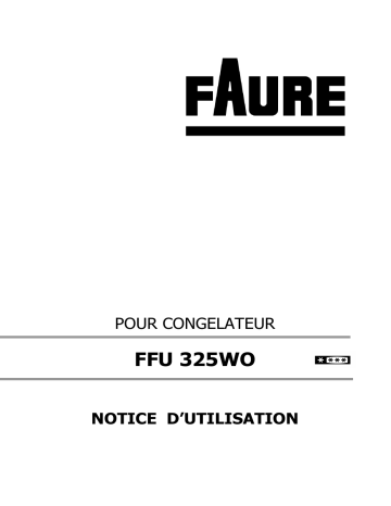 Faure FFU325WO Manuel utilisateur | Fixfr