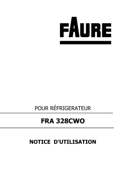 Faure FRA328CWO Manuel utilisateur