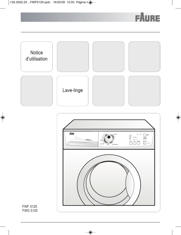 Faure FWG5125 Manuel utilisateur | Fixfr