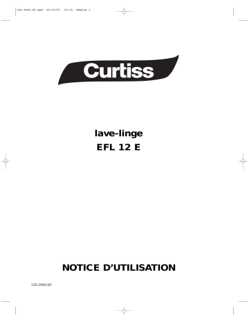 Curtiss EFL12E Manuel utilisateur | Fixfr