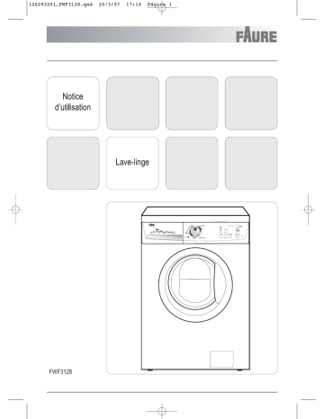 Faure FWF3128 Manuel utilisateur | Fixfr