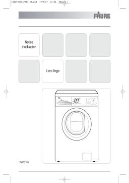 Faure FWF3103 Manuel utilisateur