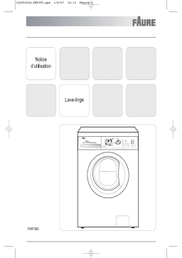 Faure FWF395 Manuel utilisateur