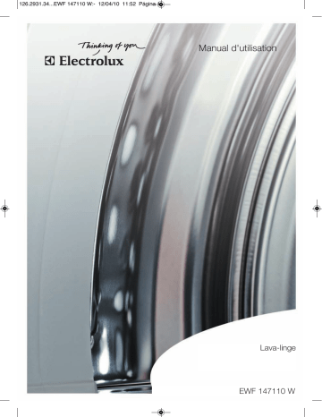 Electrolux EWF147110W Manuel utilisateur | Fixfr