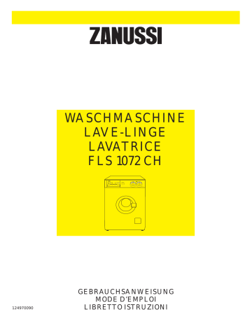 Zanussi FLS1072CH Manuel utilisateur | Fixfr