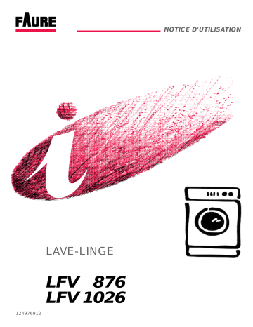 LFV876 | Faure LFV1026 Manuel utilisateur | Fixfr