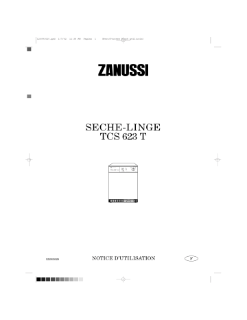 Zanussi TCS623T Manuel utilisateur | Fixfr