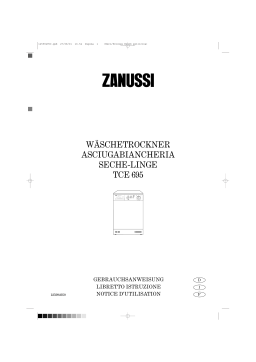 Zanussi TCE695 Manuel utilisateur