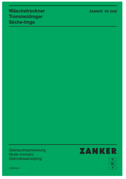 ZANKER KE2040 Manuel utilisateur