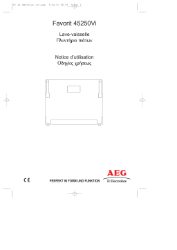 Aeg-Electrolux F45250VI Manuel utilisateur