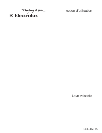 Electrolux ESL45015 Manuel utilisateur | Fixfr