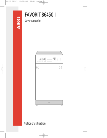 F86450IB | F86450IM | FAVORIT86450IB | AEG FAVORIT86450IM Manuel utilisateur | Fixfr