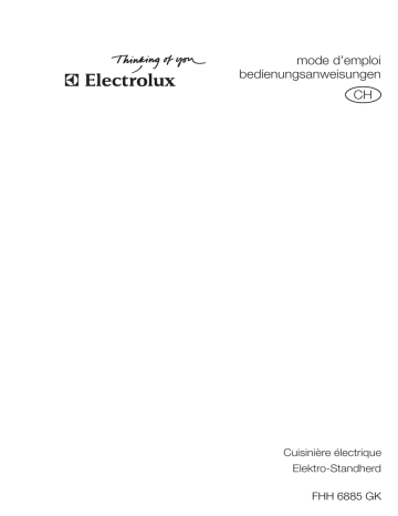 Electrolux FHH6885GK Manuel utilisateur | Fixfr