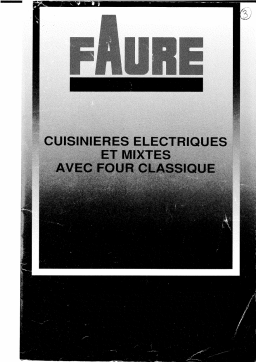 Faure CCE663W Manuel utilisateur