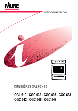 Faure CGL642M-1 Manuel utilisateur