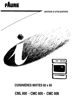 Faure CMC605M Manuel utilisateur