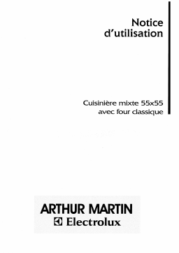 ARTHUR MARTIN ELECTROLUX CM5032W2 Manuel utilisateur