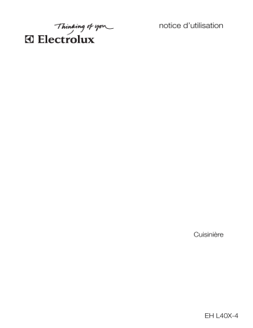 EHL40X-4CN | EHL40X4SW | Electrolux EHL40X-4WE Manuel utilisateur | Fixfr