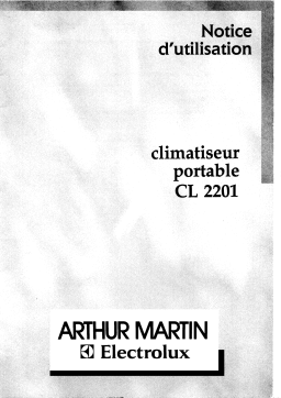 ARTHUR MARTIN ELECTROLUX CL2220E Manuel utilisateur