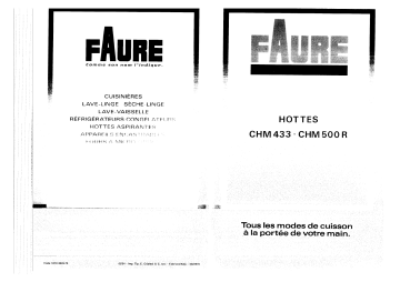 Faure CHM433T Manuel utilisateur | Fixfr