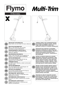 Flymo MULTITRIM 250D Manuel utilisateur