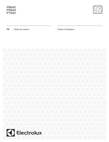 PT640V | PB640V | Electrolux PN640V Manuel utilisateur | Fixfr
