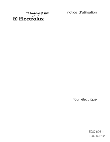 Electrolux EOC69611X Manuel utilisateur | Fixfr