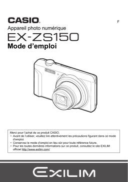 Casio EX-ZS150 Manuel utilisateur