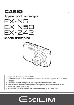 Casio EX-N5, EX-N50 Manuel utilisateur