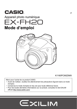 Casio EX-FH20 Manuel utilisateur