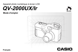 Casio QV-2000UX/Ir Manuel utilisateur