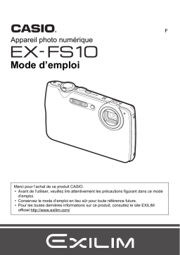 Casio EX-FS10 Manuel utilisateur