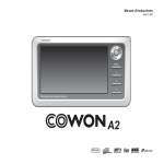 COWON A2 Manuel d'instructions | Chat IA &amp; PDF