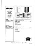 Danby DCR326WL Refrigerator User Manual