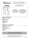 Danby DDR45A2GP Dehumidifier User Manual