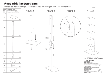 Atlantic Indoor Furnishings 103 Manuel utilisateur | Fixfr