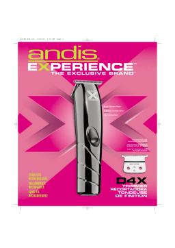 Andis Company Hair Clippers D4X Manuel utilisateur