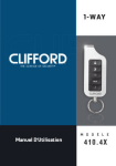 Clifford 410.4X Automobile Alarm User Manual