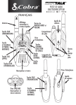 Cobra Electronics MT-900 Satellite Radio User Manual
