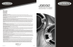 Jensen JS692 Car Speaker User Manual