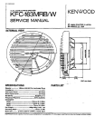 Kenwood KFC-1362 Speaker User Manual