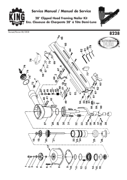 King Canada Nail Gun 8228 Manuel utilisateur