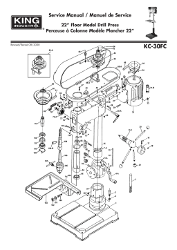 King Canada Drill KC-30FC Manuel utilisateur