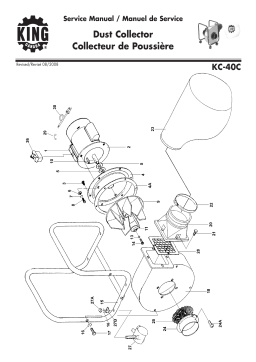 King Canada Dust Collector KC-40C Manuel utilisateur