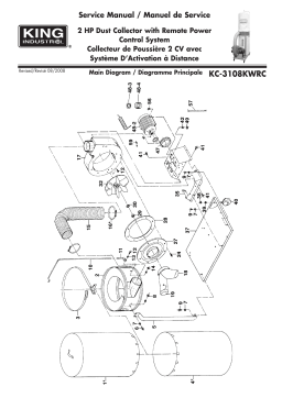 King Canada Dust Collector KC-3108KWRC Manuel utilisateur