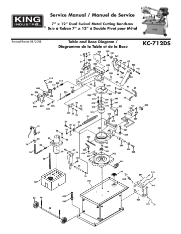 King Canada KC-712DS Manuel utilisateur | Fixfr